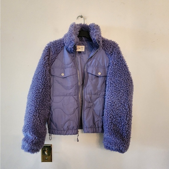 Universal Thread purple fleece coat size womens xs - Picture 1 of 3